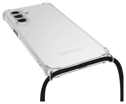 Samsung Galaxy A17 Hoesje met Koord Schokbestendig TPU Transparant afbeelding 17