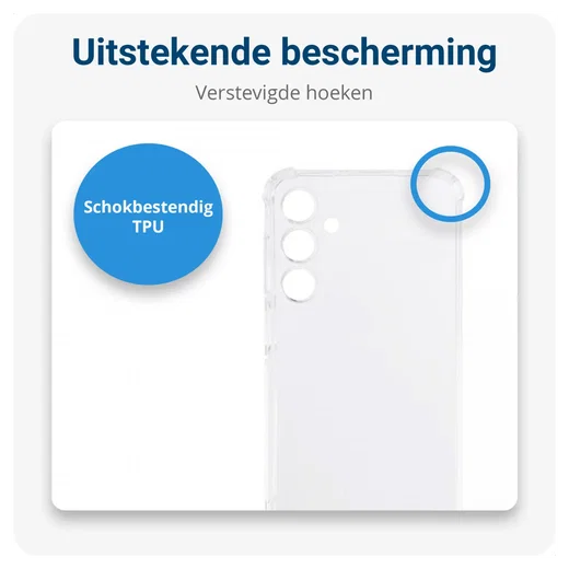 Samsung Galaxy A17 Hoesje met Koord Schokbestendig TPU Transparant afbeelding 4