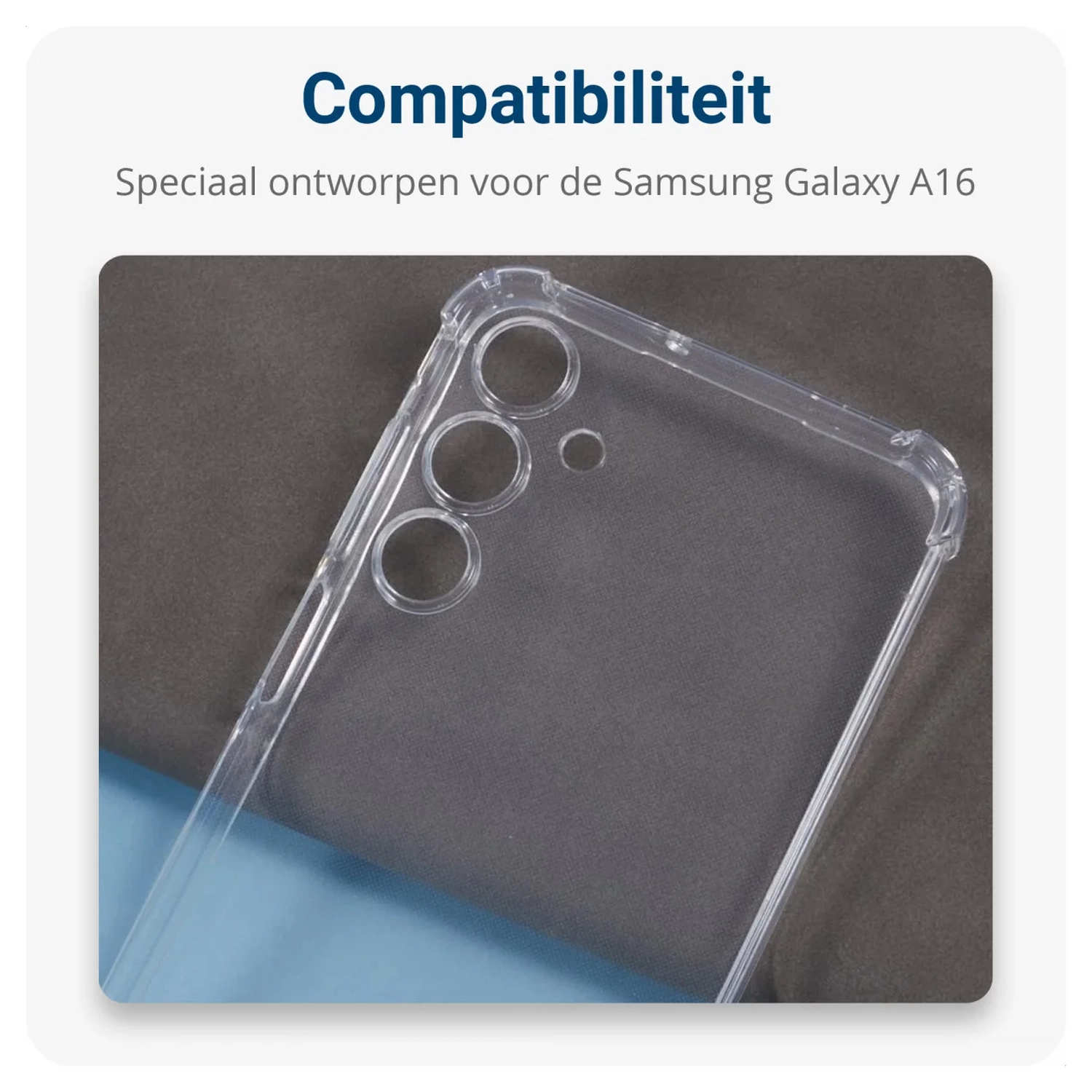 Samsung Galaxy A17 Hoesje met Koord Schokbestendig TPU Transparant afbeelding 6