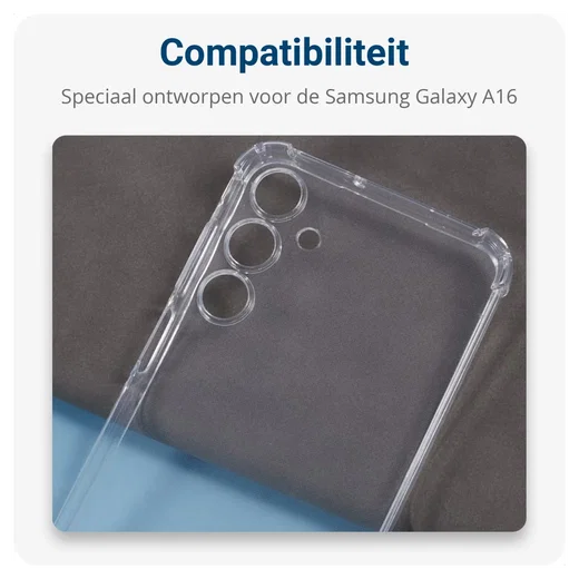 Samsung Galaxy A17 Hoesje met Koord Schokbestendig TPU Transparant afbeelding 6