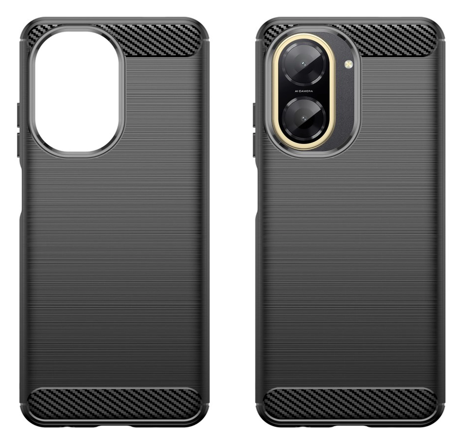Xiaomi Redmi A5 Hoesje Geborsteld TPU Flexibele Back Cover Zwart afbeelding 10