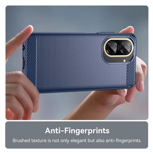 Xiaomi Redmi A5 Hoesje Geborsteld TPU Flexibele Back Cover Blauw afbeelding 6