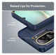 Xiaomi Redmi A5 Hoesje Geborsteld TPU Flexibele Back Cover Blauw afbeelding 7