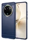 Realme 14 Pro Hoesje Geborsteld TPU Flexibele Back Cover Blauw