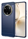 Realme 14 Pro Hoesje Geborsteld TPU Flexibele Back Cover Blauw