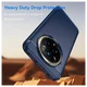 Realme 14 Pro Plus Hoesje Geborsteld TPU Flexibele Back Cover Blauw afbeelding 2