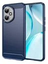 Honor 400 Hoesje Geborsteld TPU Flexibele Back Cover Blauw