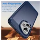 Honor 400 Hoesje Geborsteld TPU Flexibele Back Cover Blauw afbeelding 7