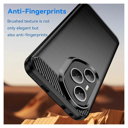 Honor 400 Pro Hoesje Geborsteld TPU Flexibele Back Cover Zwart afbeelding 7