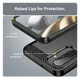 Samsung Galaxy A17 Hoesje Geborsteld TPU Flexibele Back Cover Zwart afbeelding 5