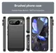 Google Pixel 10 / 10 Pro Hoesje Geborsteld TPU Flexibele Back Cover Zwart afbeelding 8