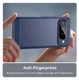 Google Pixel 10 Pro XL Hoesje Geborsteld TPU Flexibele Back Cover Blauw afbeelding 2