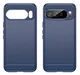 Google Pixel 10 Pro XL Hoesje Geborsteld TPU Flexibele Back Cover Blauw afbeelding 7