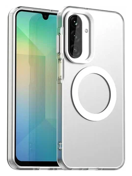 Samsung Galaxy A17 Hoesje Hard Back Cover met MagSafe Transparant