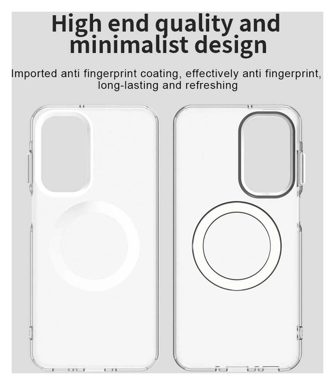 Samsung Galaxy A17 Hoesje Hard Back Cover met MagSafe Transparant afbeelding 6