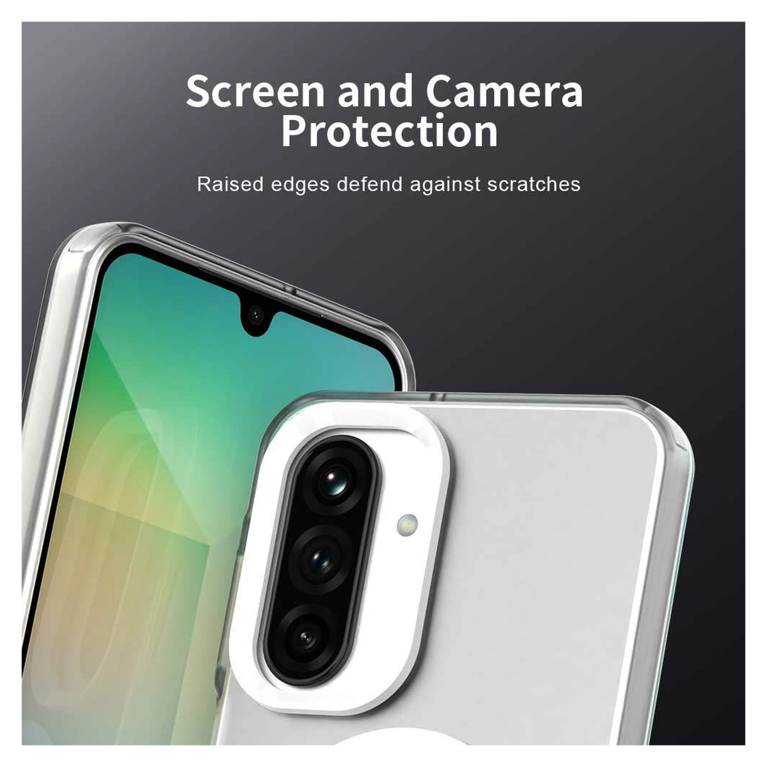 Samsung Galaxy A17 Hoesje Hard Back Cover met MagSafe Transparant afbeelding 7