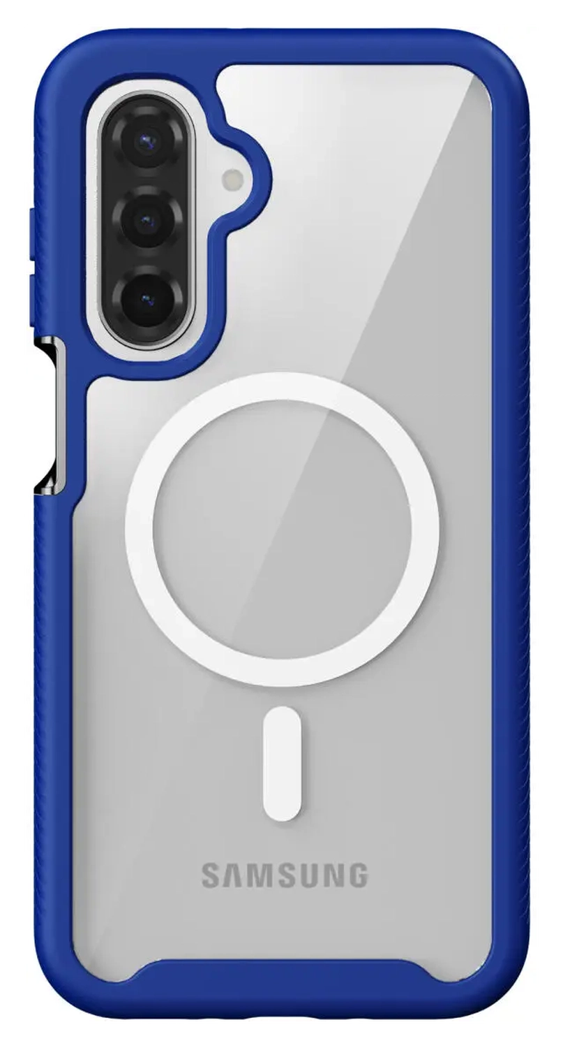 Samsung Galaxy A17 Hoesje Full Protect 360° Cover met MagSafe / Qi2 Blauw afbeelding 5