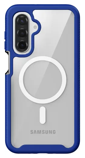 Samsung Galaxy A17 Hoesje Full Protect 360° Cover met MagSafe / Qi2 Blauw afbeelding 5