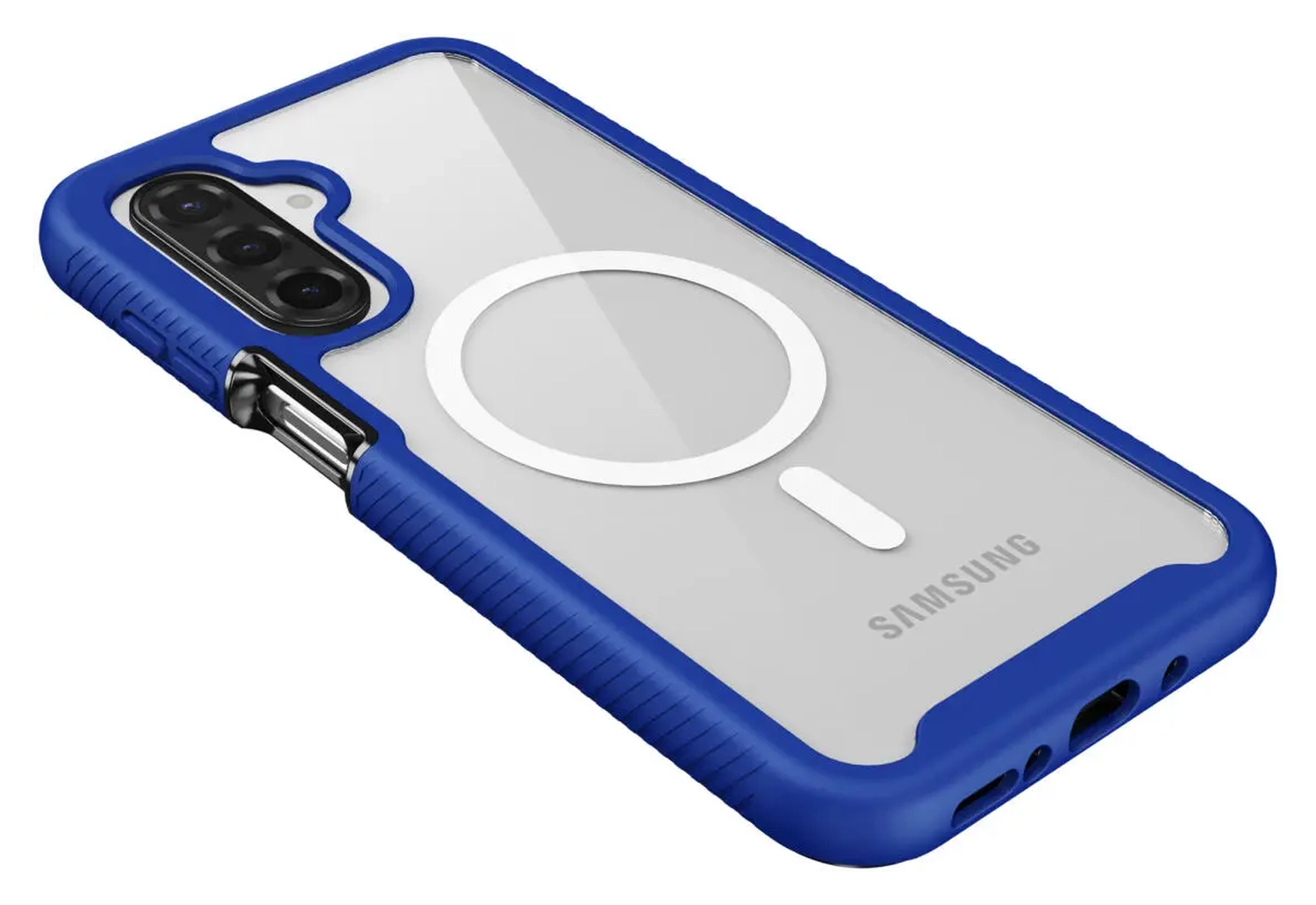 Samsung Galaxy A17 Hoesje Full Protect 360° Cover met MagSafe / Qi2 Blauw afbeelding 9