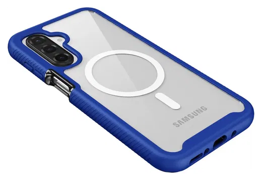 Samsung Galaxy A17 Hoesje Full Protect 360° Cover met MagSafe / Qi2 Blauw afbeelding 9