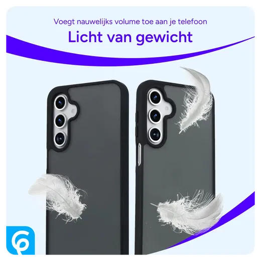 Samsung Galaxy A17 Hoesje Back Cover Matte Zwart afbeelding 3