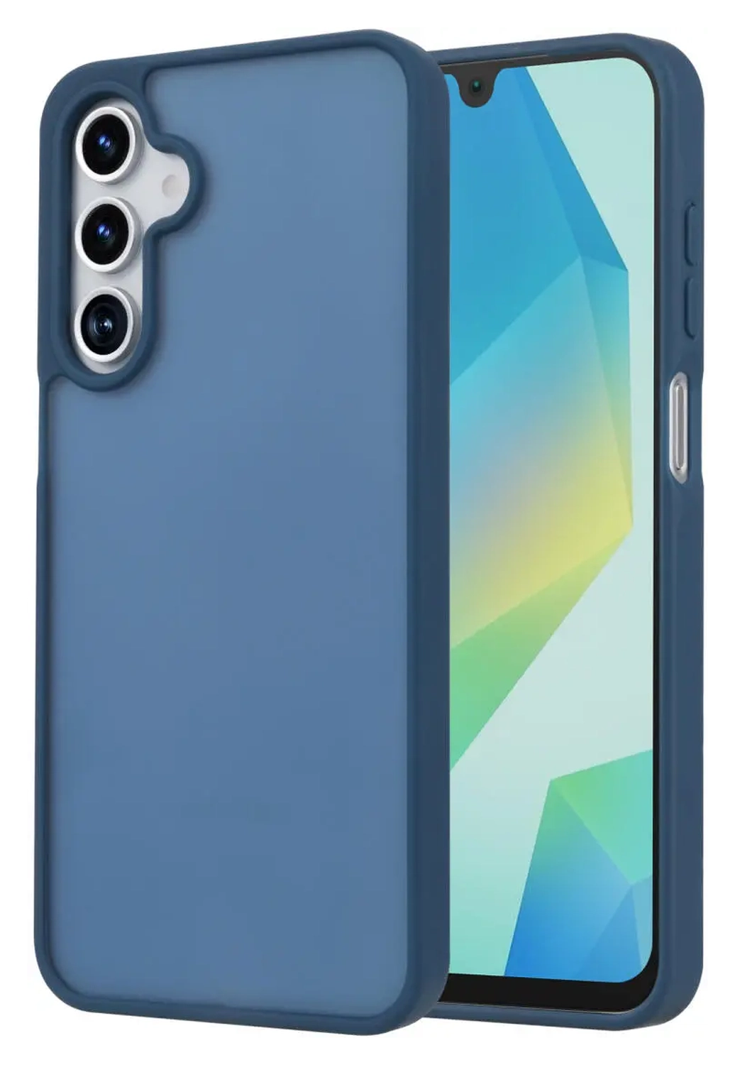 Samsung Galaxy A17 Hoesje Back Cover Matte Blauw afbeelding 1