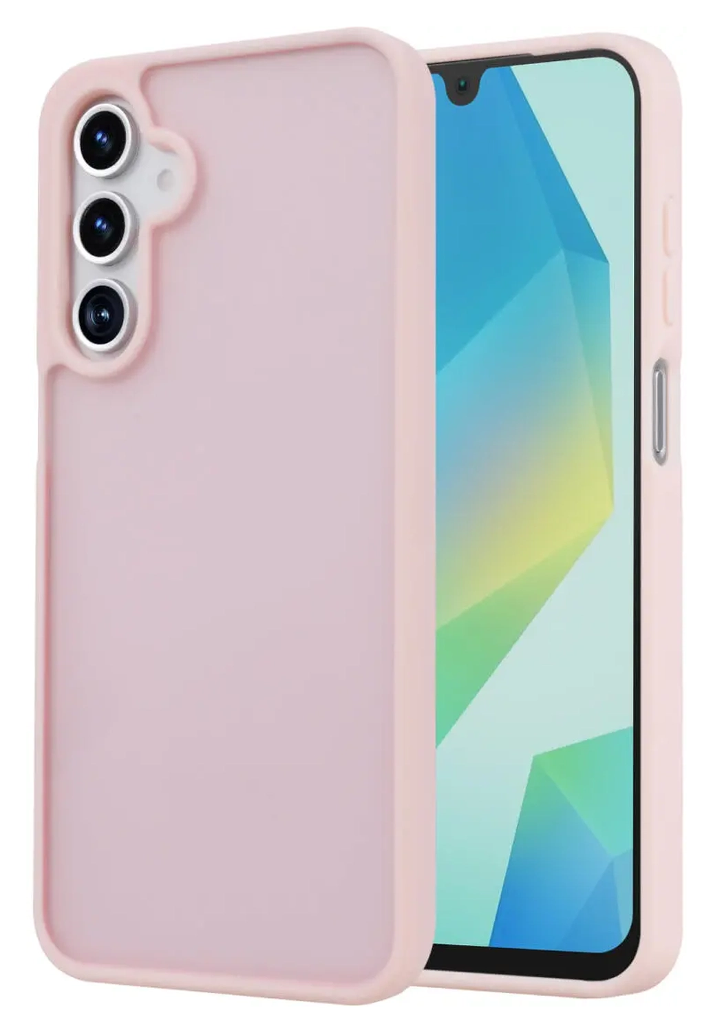 Samsung Galaxy A17 Hoesje Back Cover Matte Roze afbeelding 1