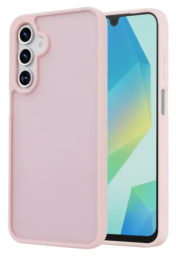 Samsung Galaxy A17 Hoesje Back Cover Matte Roze afbeelding 1