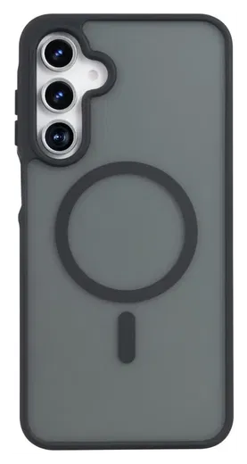 Samsung Galaxy A17 Hoesje met MagSafe Back Cover Matte Zwart afbeelding 2