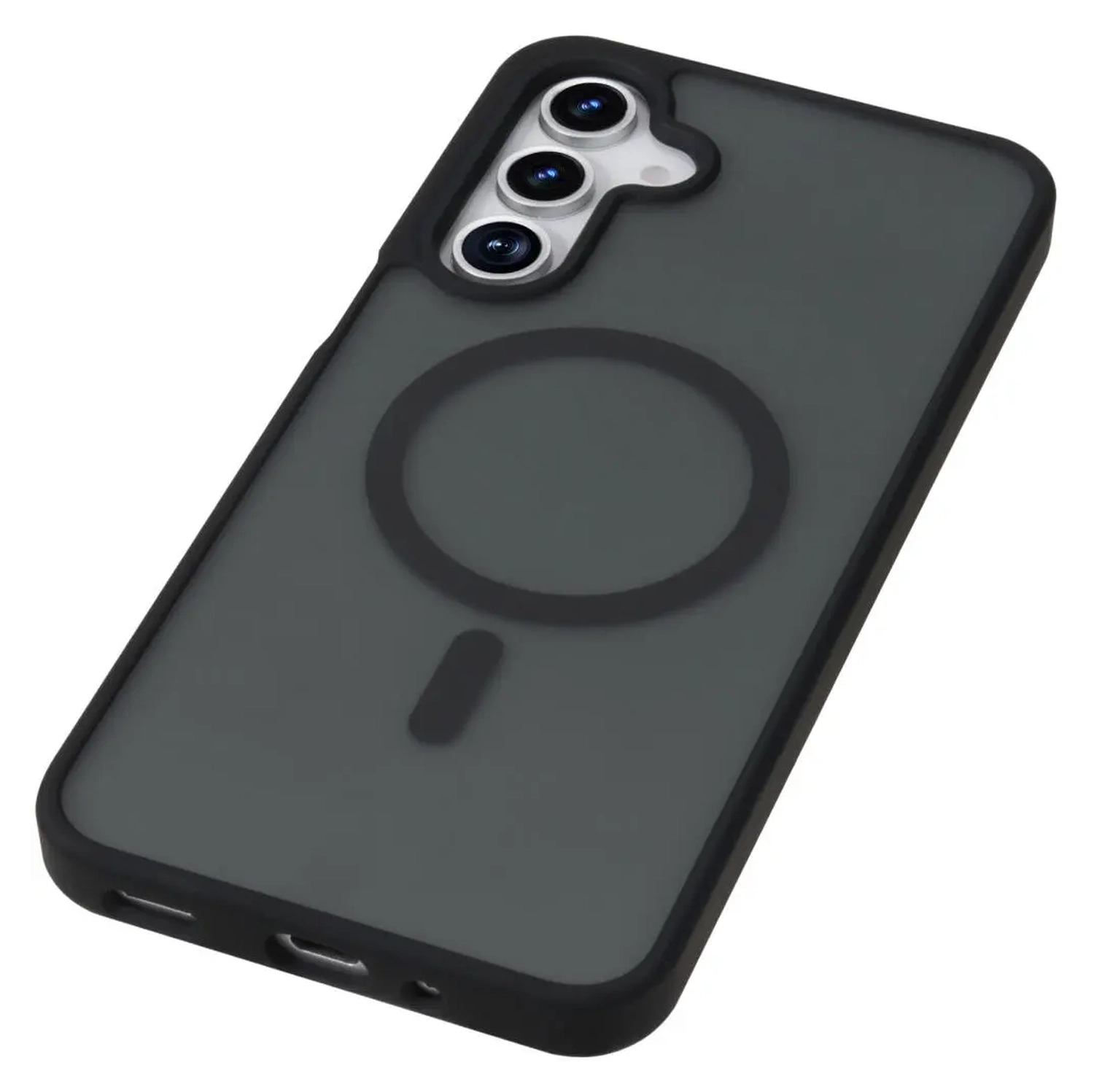 Samsung Galaxy A17 Hoesje met MagSafe Back Cover Matte Zwart afbeelding 9