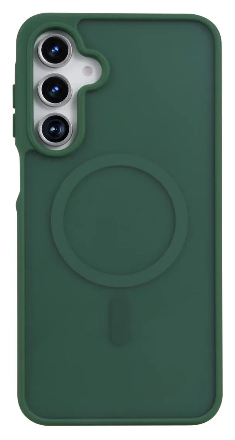 Samsung Galaxy A17 Hoesje met MagSafe Back Cover Matte Groen afbeelding 2