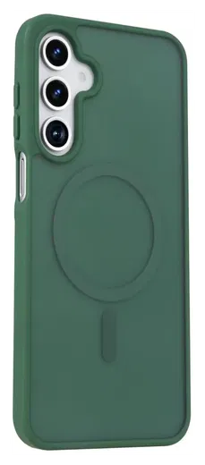 Samsung Galaxy A17 Hoesje met MagSafe Back Cover Matte Groen afbeelding 5