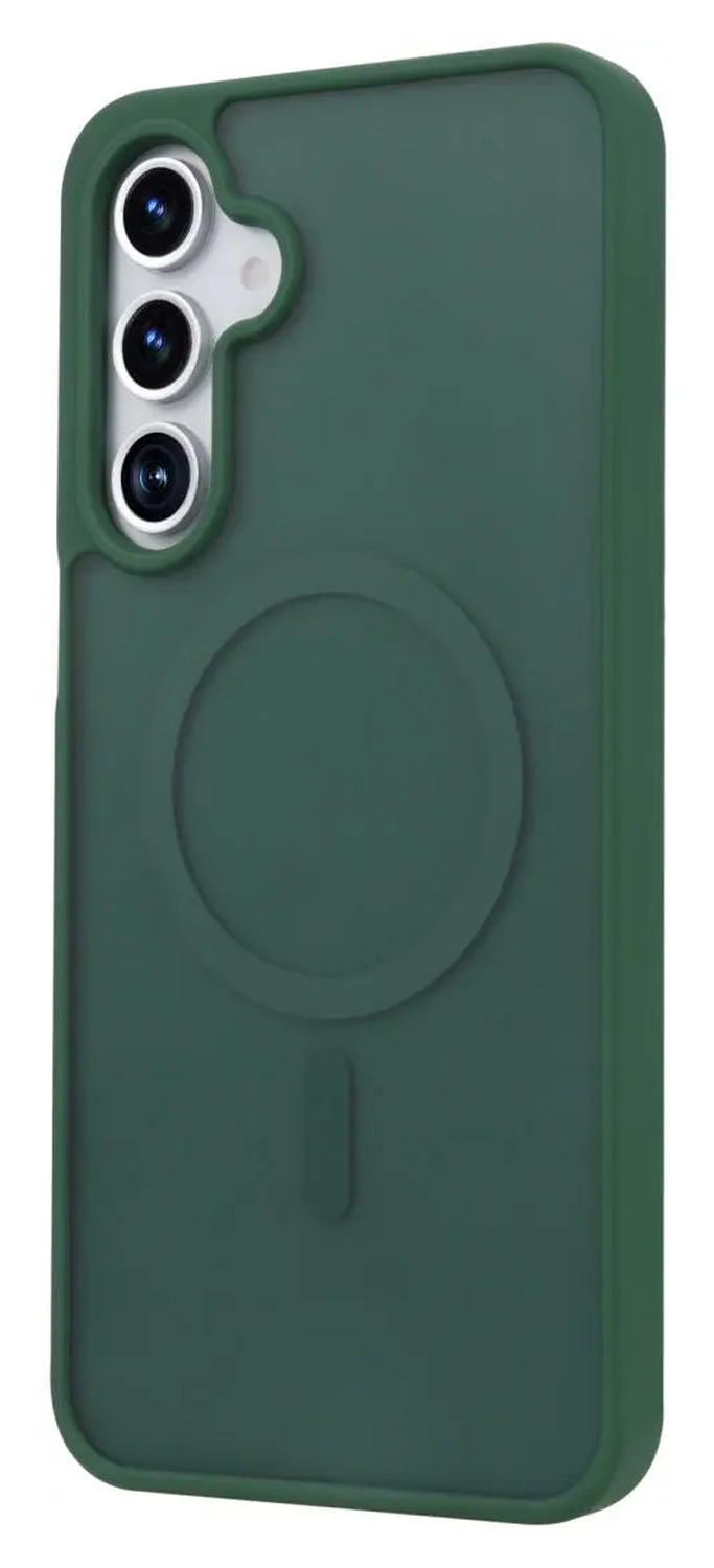 Samsung Galaxy A17 Hoesje met MagSafe Back Cover Matte Groen afbeelding 8