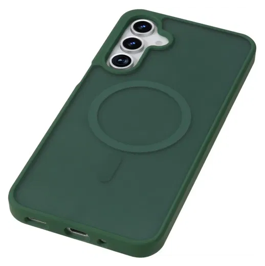 Samsung Galaxy A17 Hoesje met MagSafe Back Cover Matte Groen afbeelding 9