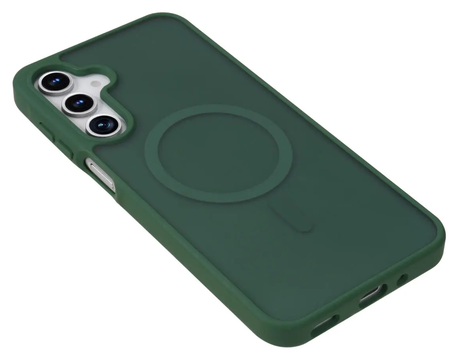 Samsung Galaxy A17 Hoesje met MagSafe Back Cover Matte Groen afbeelding 10