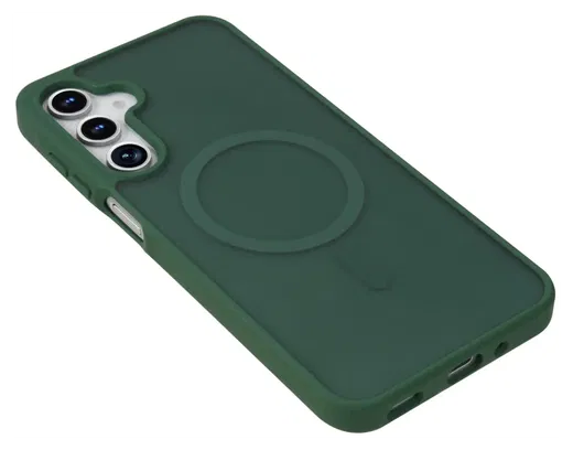 Samsung Galaxy A17 Hoesje met MagSafe Back Cover Matte Groen afbeelding 10