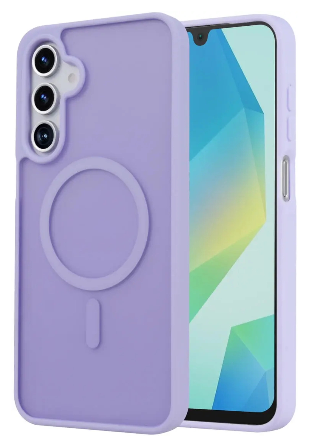 Samsung Galaxy A17 Hoesje met MagSafe Back Cover Matte Paars afbeelding 1