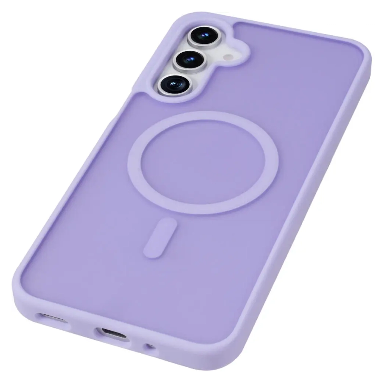 Samsung Galaxy A17 Hoesje met MagSafe Back Cover Matte Paars afbeelding 9