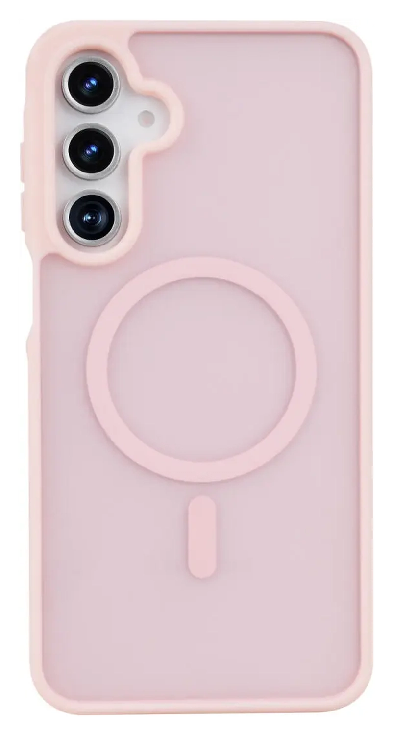 Samsung Galaxy A17 Hoesje met MagSafe Back Cover Matte Roze afbeelding 2