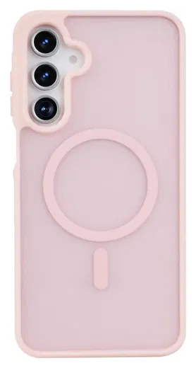 Samsung Galaxy A17 Hoesje met MagSafe Back Cover Matte Roze afbeelding 2