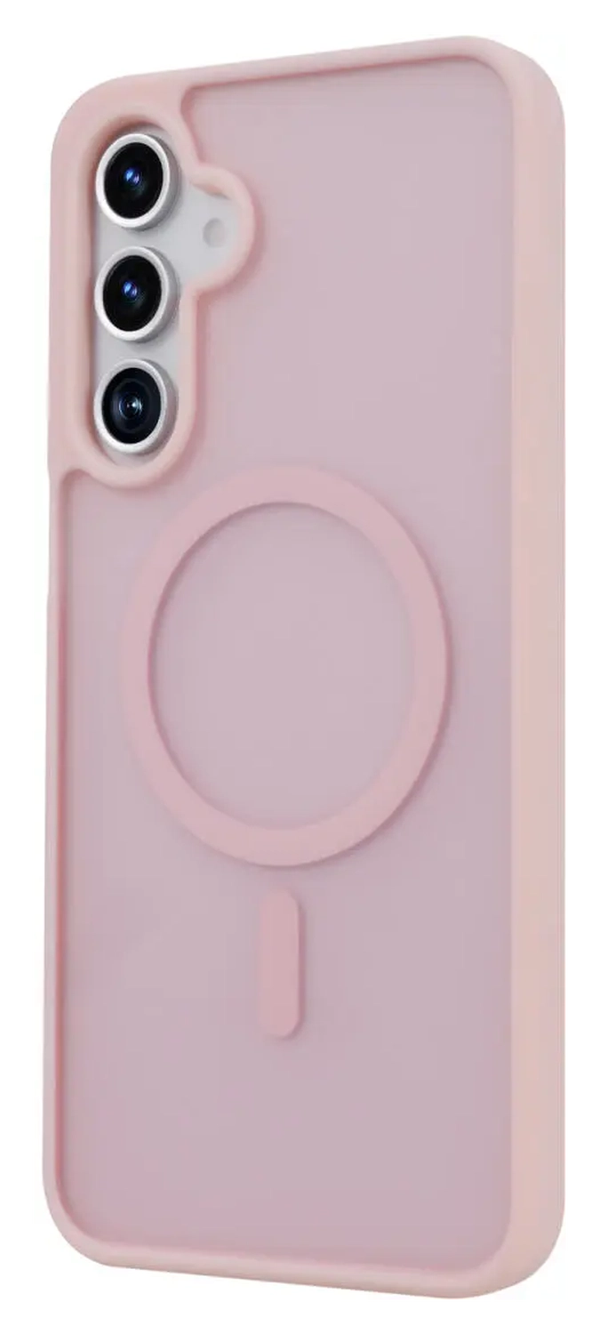 Samsung Galaxy A17 Hoesje met MagSafe Back Cover Matte Roze afbeelding 8