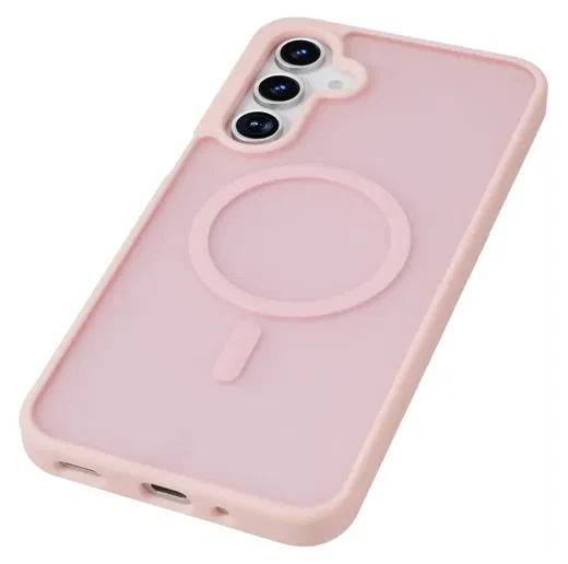 Samsung Galaxy A17 Hoesje met MagSafe Back Cover Matte Roze afbeelding 9