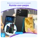 Samsung Galaxy A17 Hoesje 3-in-1 Pasjes Portemonnee Back Cover Zwart afbeelding 2