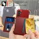 Samsung Galaxy A17 TPU Back Cover met Kunstleren Wallet Rood afbeelding 5