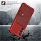 Samsung Galaxy A17 TPU Back Cover met Kunstleren Wallet Rood afbeelding 3