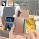 Samsung Galaxy A17 TPU Back Cover met Kunstleren Wallet Roze afbeelding 5