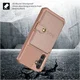 Samsung Galaxy A17 TPU Back Cover met Kunstleren Wallet Roze afbeelding 3