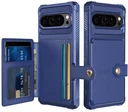 Google Pixel 10 / 10 Pro Hoesje 3-in-1 Pasjes Portemonnee Back Cover Blauw