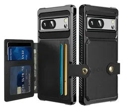 Google Pixel 10 / 10 Pro Hoesje 3-in-1 Pasjes Portemonnee Back Cover Zwart afbeelding