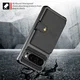 Google Pixel 10 / 10 Pro TPU Back Cover met Kunstleren Wallet Zwart afbeelding 3
